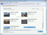 Aurigma Image Uploader Flash screenshot